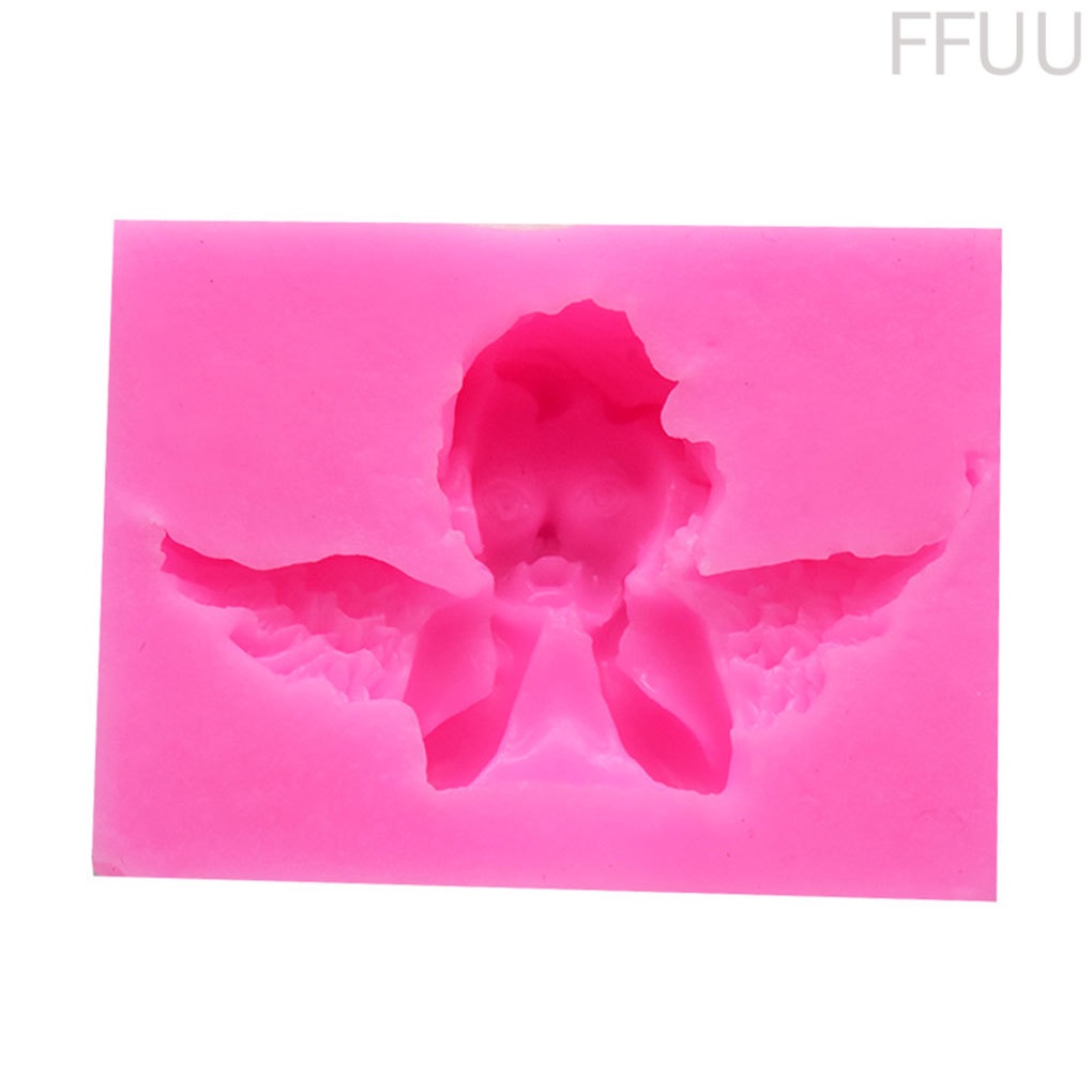 Khuôn silicone tạo hình thiên thần mini làm bánh kẹo/ sô cô la trang trí