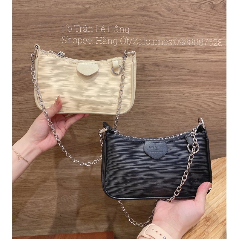 Túi Chữ LL Chất Tăm sz 20cm kèm hộp | BigBuy360 - bigbuy360.vn