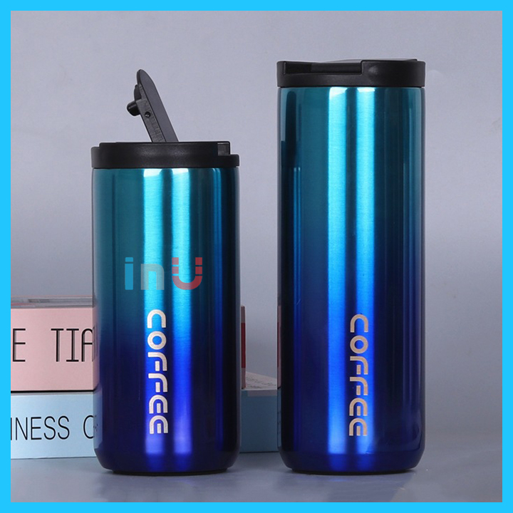 [Ảnh thật] HCM - Bình giữ nhiệt Hologram uống trà, cà phê 500ml