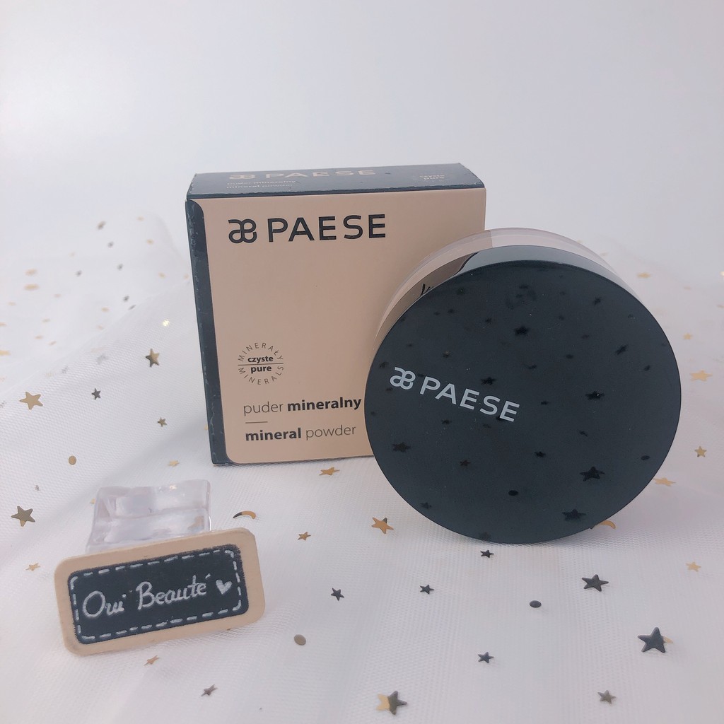 Phấn phủ Paese Mineral Powder, Phấn nền dạng bột mềm mịn 15g Ouibeaute