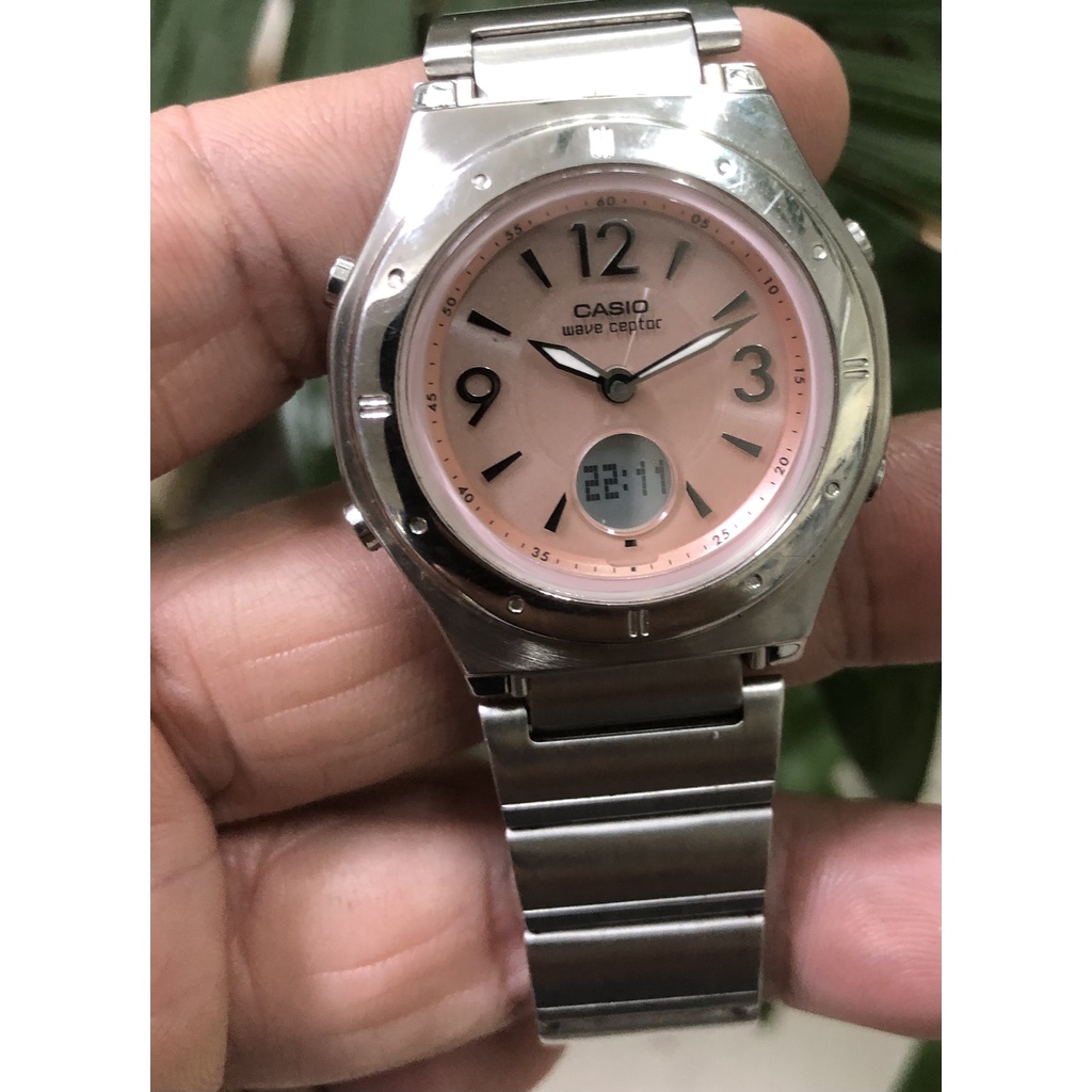 Đồng hồ nữ casio wave ceptor solar