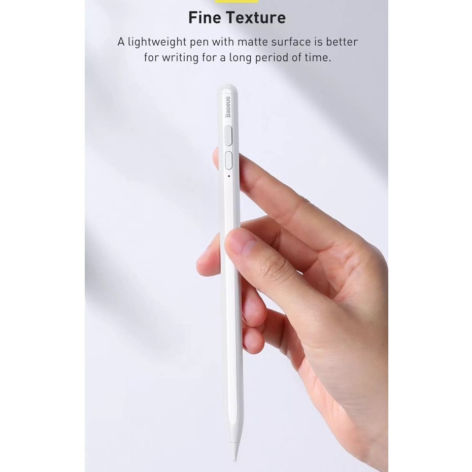 Bút Cảm Ứng Stylus BASEUS Smooth Writing Capacitive Chuyên Dụng Dành Cho iPad Cảm Biến Góc Nghiêng Lực Nhấn NJOYSHOP