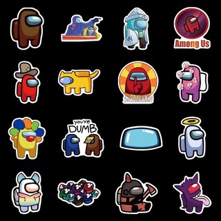 10 Sticker dán Amongus cắt sẵn