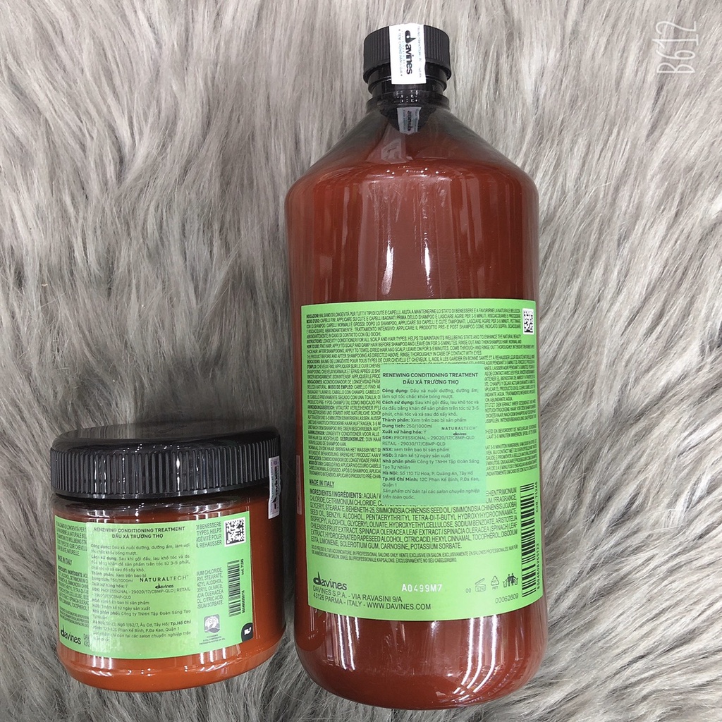 Dầu xã trường thọ dành cho mọi loại tóc DAVINES NATURAL ( hàng chính hãng )