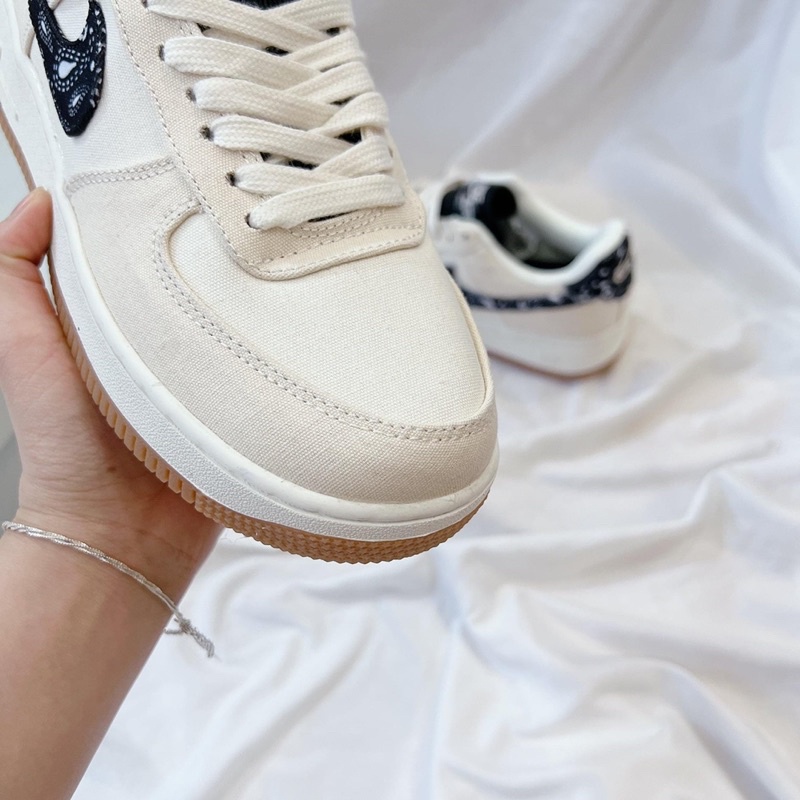 Giày AF1 travis scott kem nỉ⚡️FREE_SHIP⚡️, giày air force 1 thổ cẩm cao cấp
