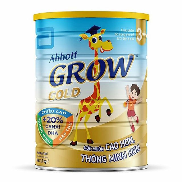 Sữa Abbott Grow Gold 3+ 1,7kg