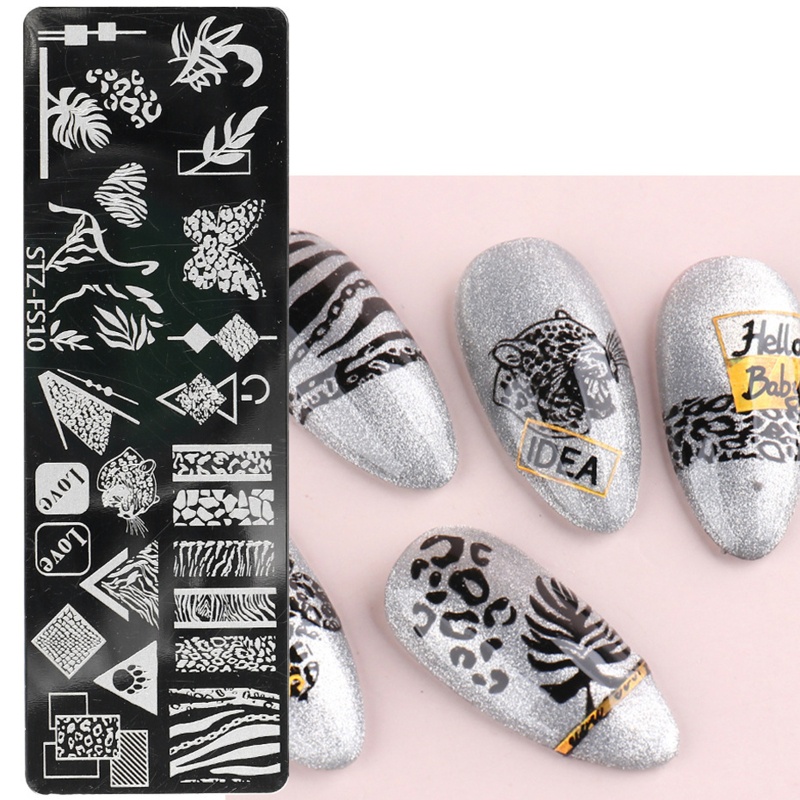 Khuôn Trang Trí Móng Tay Nghệ Thuật DIY Họa Tiết Hoa / Động Vật Xinh Xắn