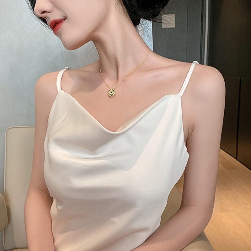 Dây chuyền nữ TITAN NGUYÊN CHẤT vòng cổ nữ cỏ 4 lá biến hình KHÔNG GÌ phong cách ins hàn quốc trang sức nữ thanh lịch