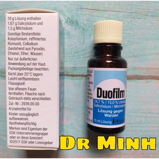 Duofilm Dung dịch bôi mụn cóc, hạt cơm