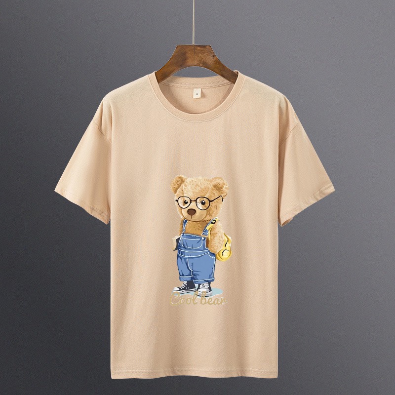 ÁO THUN NAM NỮ UNISEX FORM RỘNG COOL BEAR DỄ THƯƠNG PHONG CÁCH TRẺ TRUNG