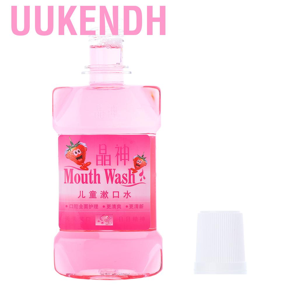 Uukendh 210ML Portable Fruit Flavour Children Mouthwash Anti-caries Bad Breath Removal Kids Oral Care
