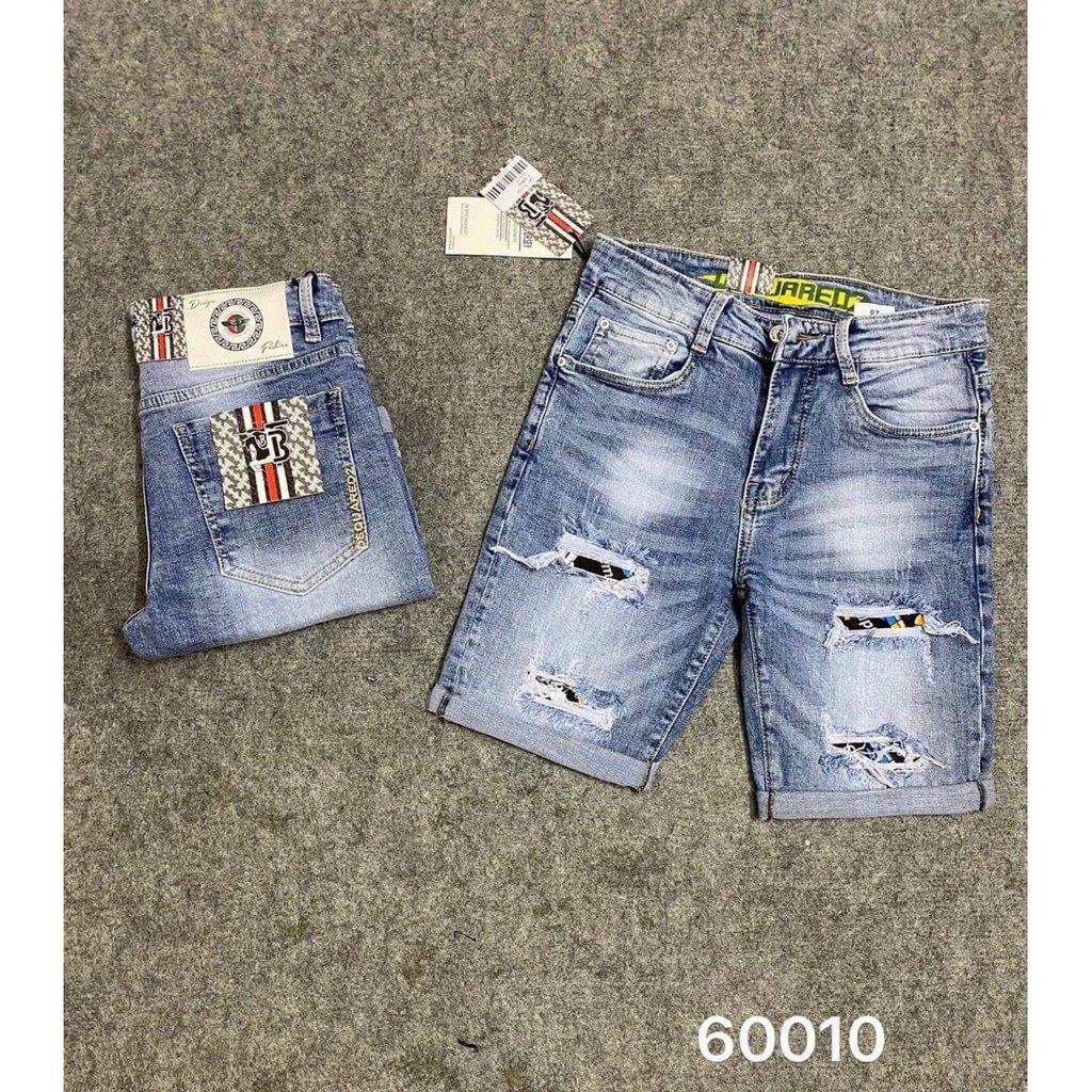 Quần Short Nam Chất Jean Co Giãn, Quần Đùi Nam thời trang cao cấp MuradFashion NT40