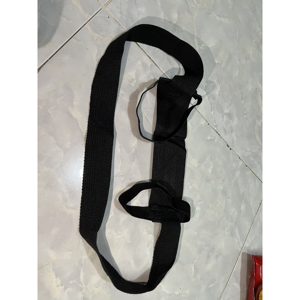 Dây Buộc Thảm Yoga Dây Buộc Thảm Tập Yoga Huy Bạt Bản Lớn Rộng 4cm Dài 125cm Chất Liệu Vải Dù Vòng Thun Co Giãn