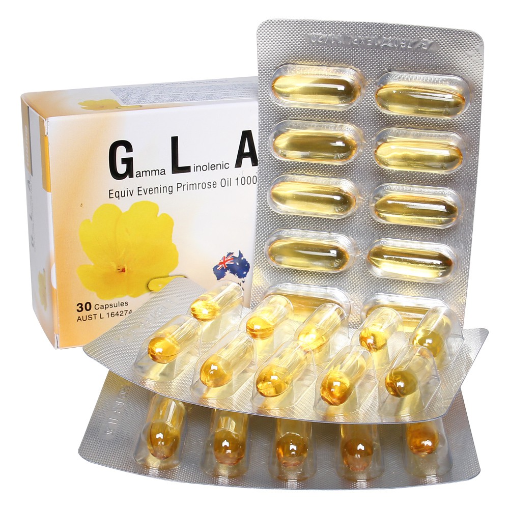 [CHÍNH HÃNG] Tinh dầu hoa anh thảo GLA 100mg -Cân bằng nội nội tiết tố nữ, hàng chính hãng của Úc [Gamma Linolenic Acid]