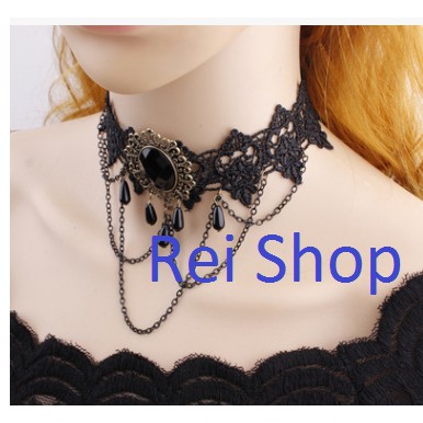 Vòng cổ phong cách Gothic Lolita - Choker đẹp