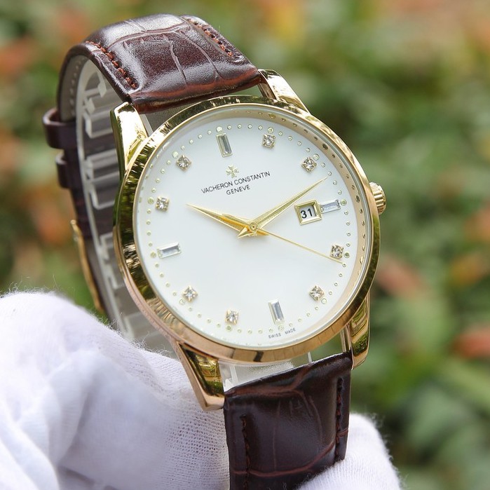 Đồng Hồ Nam VA VA01 Dây Da Nâu Cao Cấp Mặt Kính Chống Xước, Chống Nước BH Hãng 12 Tháng | BigBuy360 - bigbuy360.vn