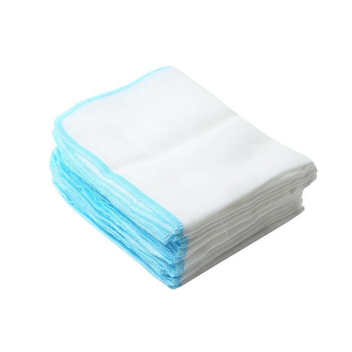 Bịch 10 khăn sữa cho bé 3 lớp/4 lớp/5 lớp KACHOOBABY 100% cotton (Vải xô) Mềm mại kích thước 26x31cm