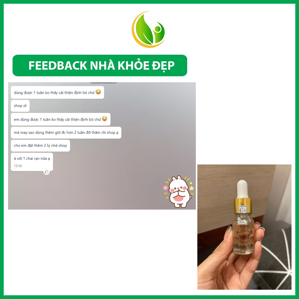 Serum giảm thâm Singo, tinh chất giảm thâm mụn, thâm môi, mắt, nách, mông, vùng kín, đầu gối...