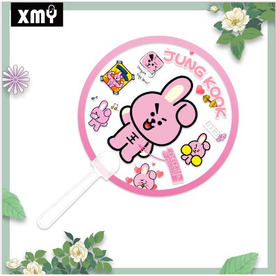 Quạt nhựa PVC tròn BT-21, Twice, Momoland, Blackpink, EXO mẫu mới nhất 2019 | BigBuy360 - bigbuy360.vn