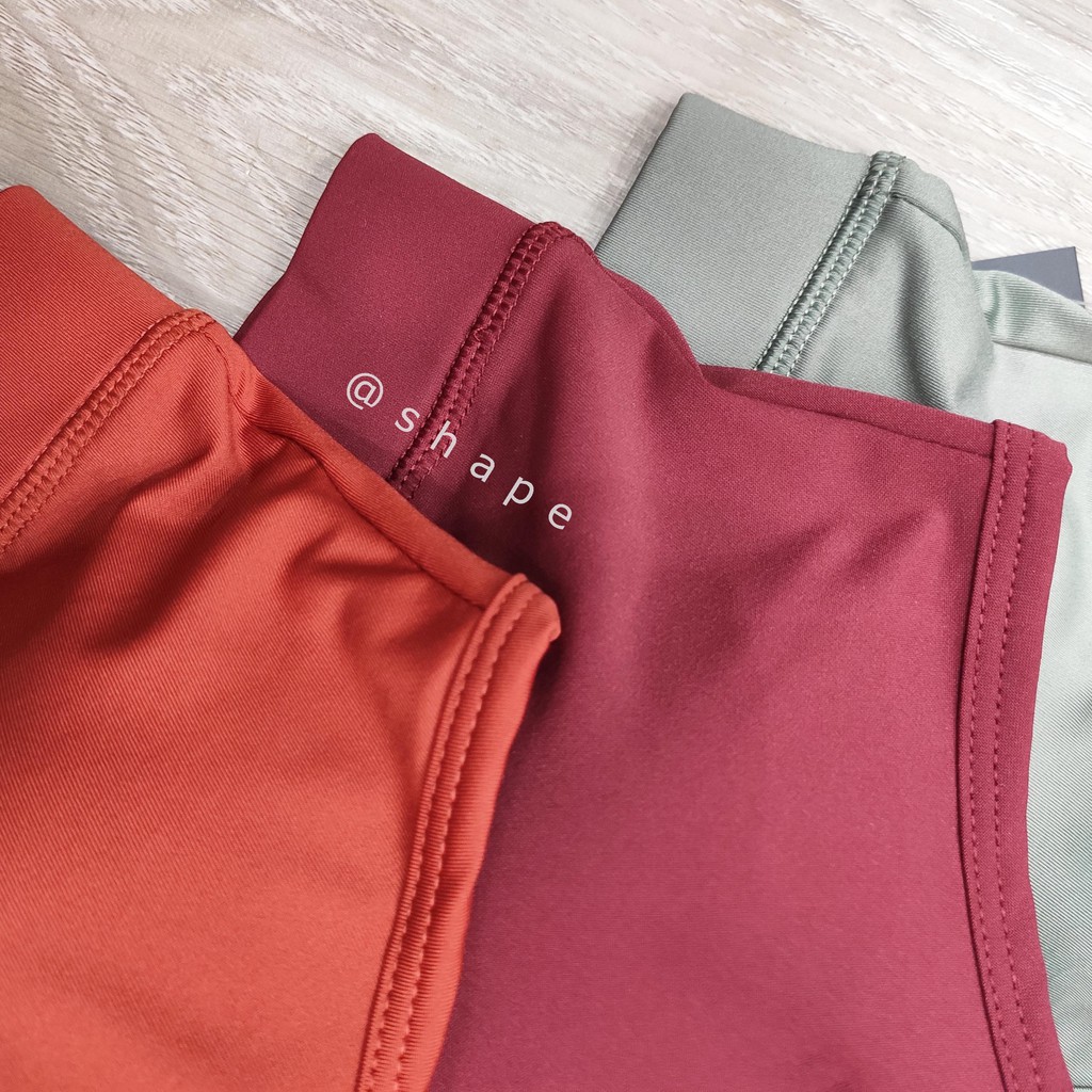 Áo bra tập gym yoga nữ N. cổ tim - không kèm mút [B211]