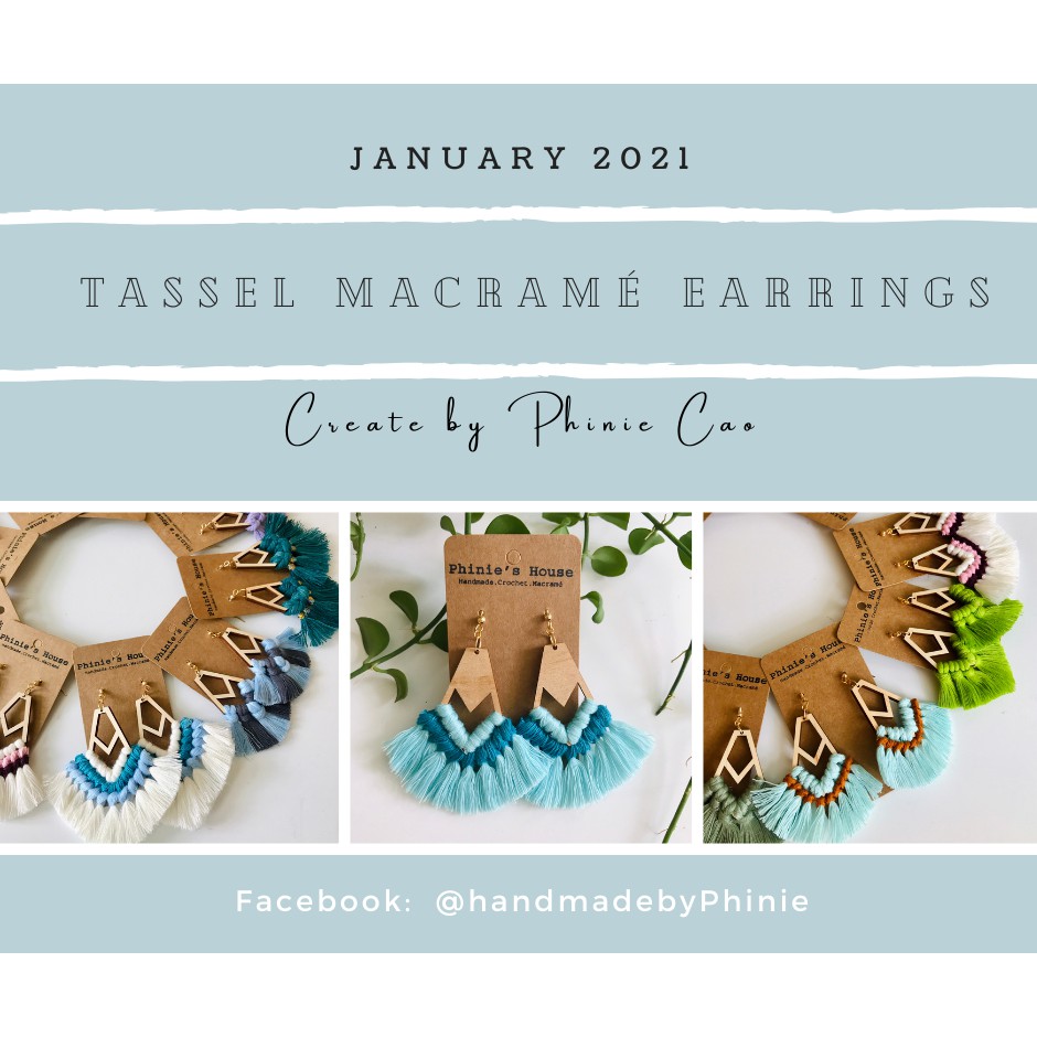 BÔNG TAI HANDMADE PHONG CÁCH BOHO