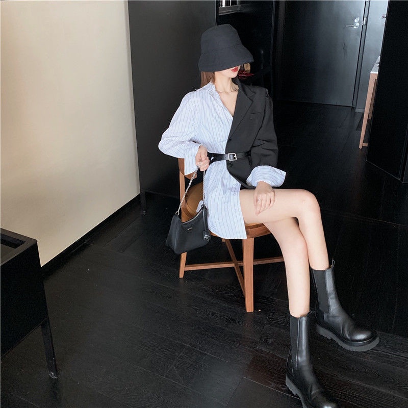 COZOK Áo khoác blazer tay dài thời trang cá tính