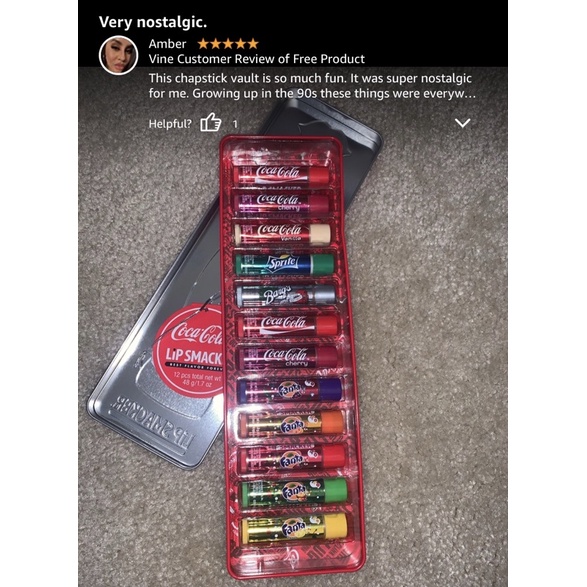 1 Thỏi Son dưỡng Lip Smacker nước ngọt Coke 4g ẩm mềm môi - Lip Smacker Coke Lip Balm Moisturizing