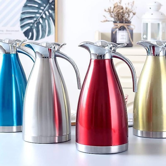 Bình Giữ Nhiệt Mỏ Vịt Nóng Lạnh Ruột Inox 304 Cao Cấp 2L