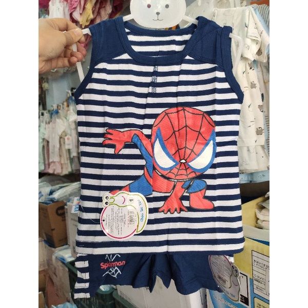 Bộ sát nách kẻ in nhện Dokma