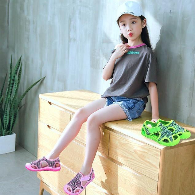 Giày sandal trẻ em kiểu dáng giày mùa hè phong cách giày thể thao thời trang bé trai và bé gái QUYÊN SHOES - H000003