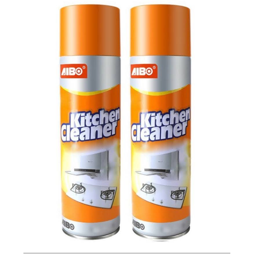 chai xịt bọt tuyết tẩy rửa siêu sạch kitchen cleaner nhà bếp 500ml ( 1 chai màu cam ) -km