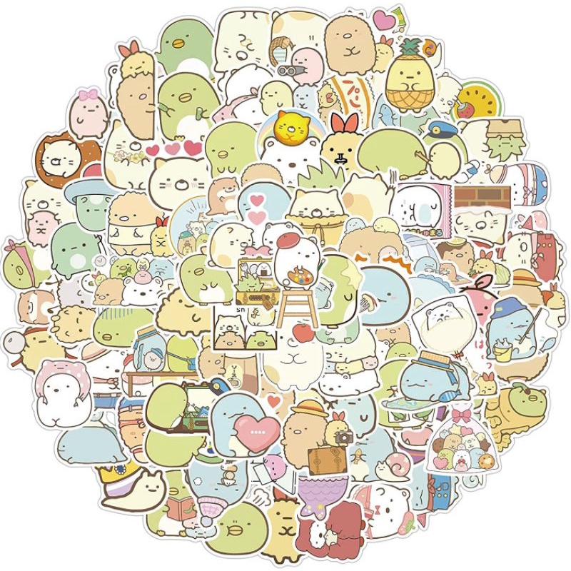10-60 hình dán Stickers Sumikko Gurashi decal