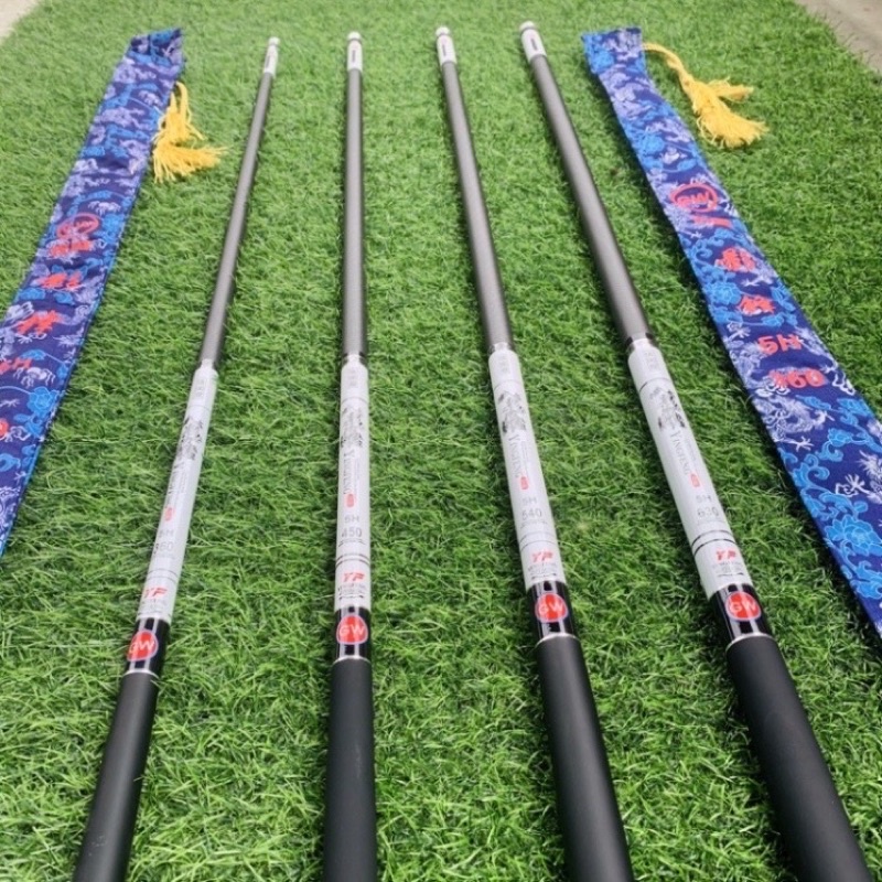 Bộ cần câu tay GW Yingfeng 5h khỏe bền đẹp tặng kèm phụ kiện câu cá chuyên câu đơn câu đài