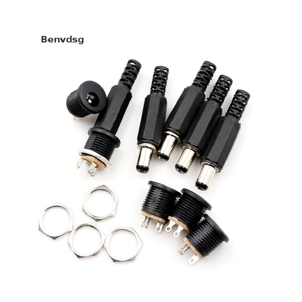 Set 10 đầu nối và đầu chuyển đổi ổ cắm nguồn kích thước 5.5mm x 2.1mm tiện lợi