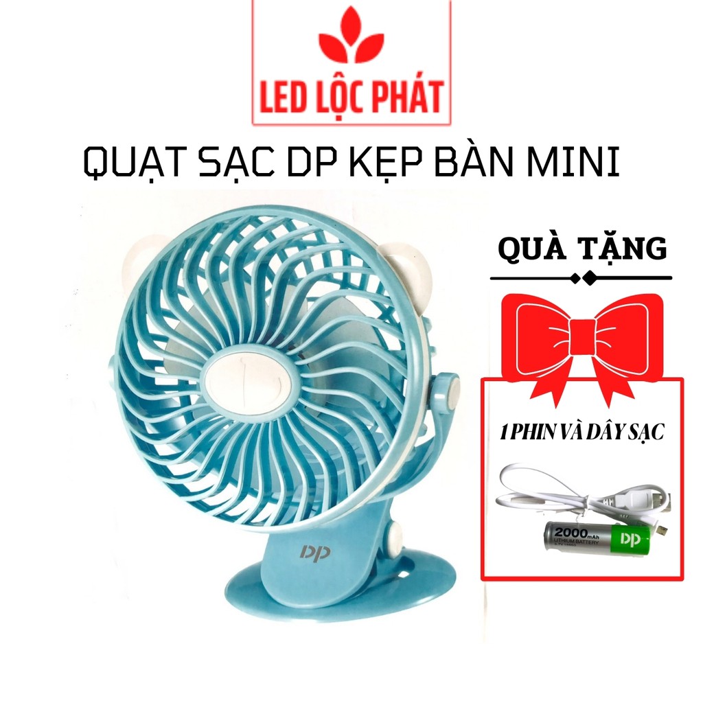 Quạt sạc mini 7608