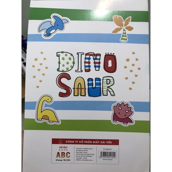 Vở ô ly abc 5 ly Hải Tiến 48 trang