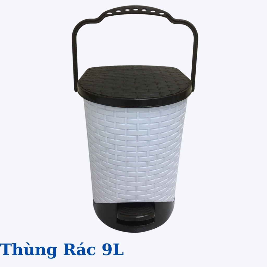 Thùng Rác 9L Nhựa Thắng Lợi 29x25x33cm