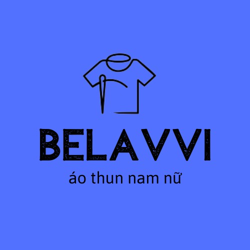 BELAVVI Áo Phông Trắng Nam Nữ