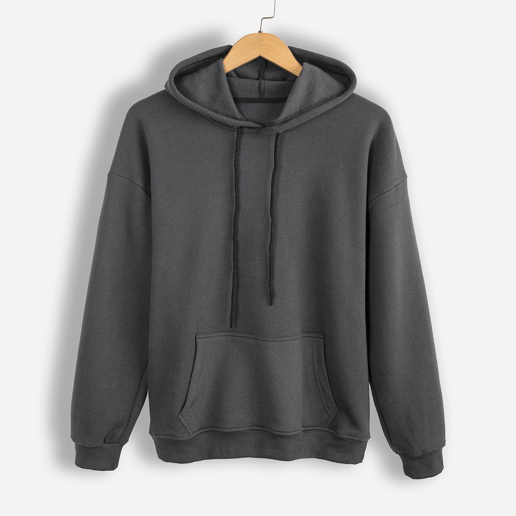 Áo Hoodie Nam Nữ Unisex ROUGH Chất Nỉ Bông Form Basic Phong Cách Hàn Quốc 5 Màu Trẻ Trung - Hàng mới về