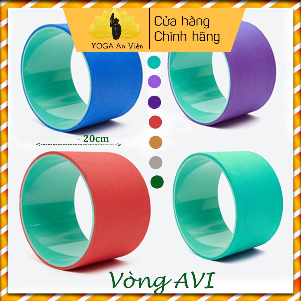 Vòng tập Yoga 16cm AVI chất liệu bền, bám chắc , dụng cụ tập yoga cực tiện lợi tại nhà