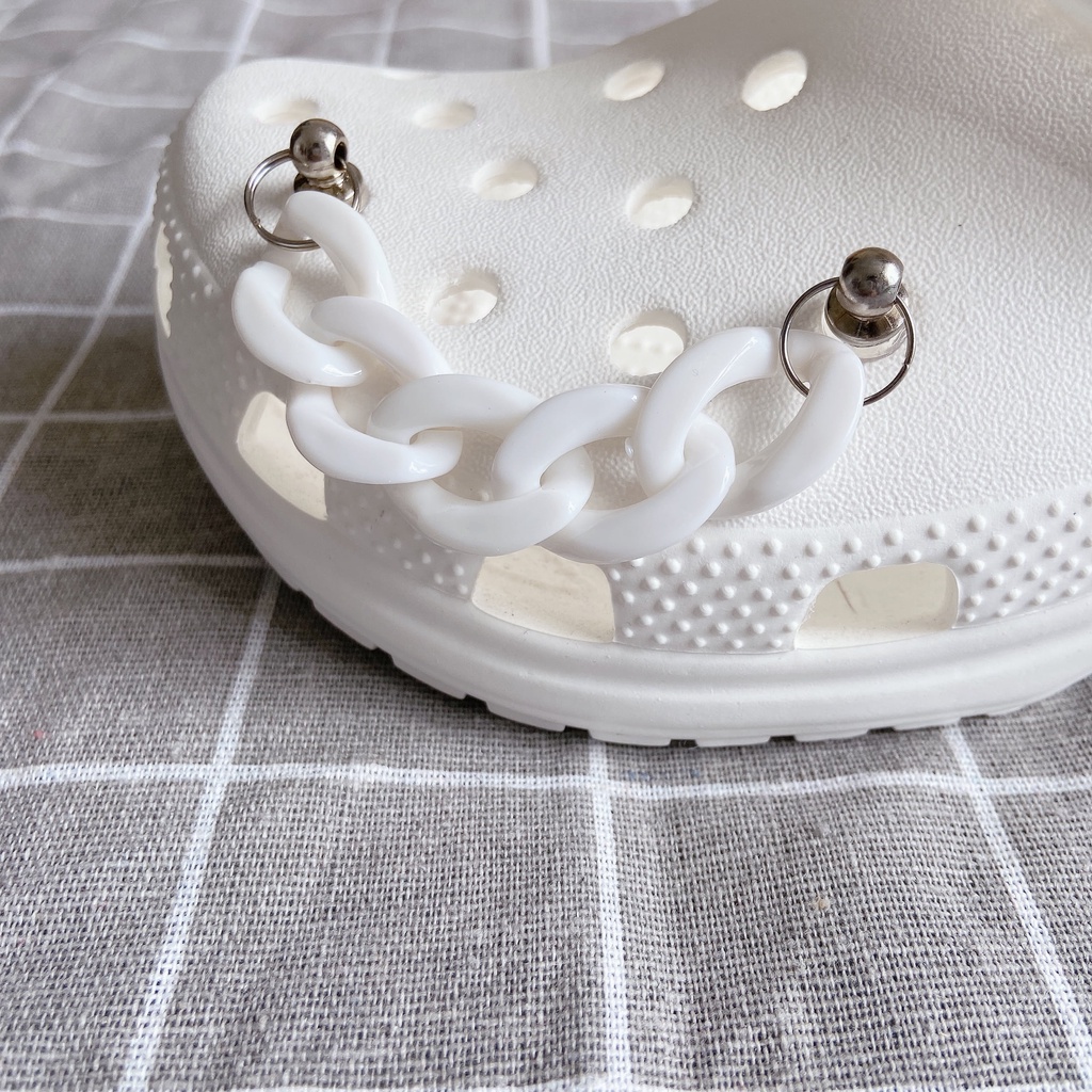 sticker dép crocsPhụ Kiện Dây Xích Trang Trí Giày DIY Thời Trang