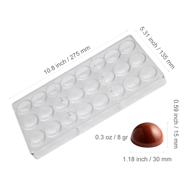 Bộ 2 Khuôn Làm Bánh Kẹo Bằng Polycarbonate