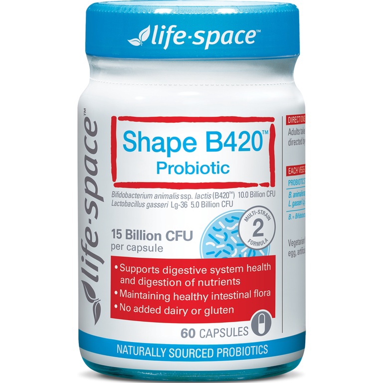 Men Vi Sinh Giúp Giảm Cân, Hỗ trợ tiêu hóa Life Space Shape B420 Probiotic  - Úc