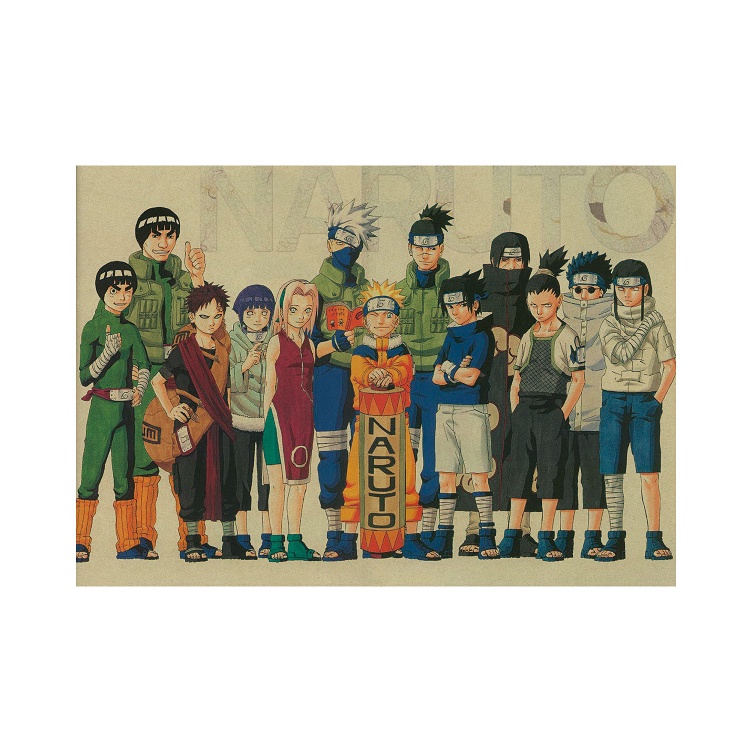 Poster Phim Hoạt Hình Naruto 51x36cm