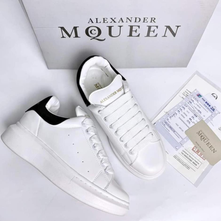 Giày thể thao MC Queen NY LA + gót nhung độn đế 4 phân nam nữ hàng cao cấp full box bill cực chất xu hướng 2022