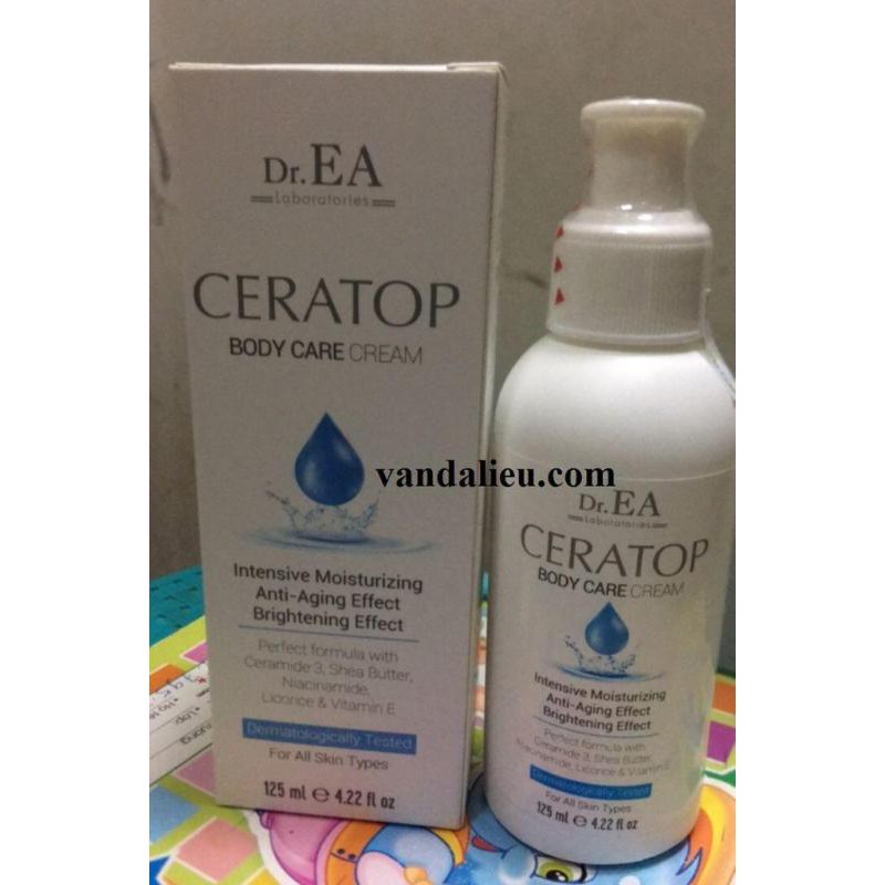 DR.EA CERATOP BODY CARE CREAM 125ML, HỖ TRỢ ĐT BỆNH CHÀM, VẨY NẾN, ECZEMA...HỖ TRỢ LÀM SÁNG DA HIỆU 