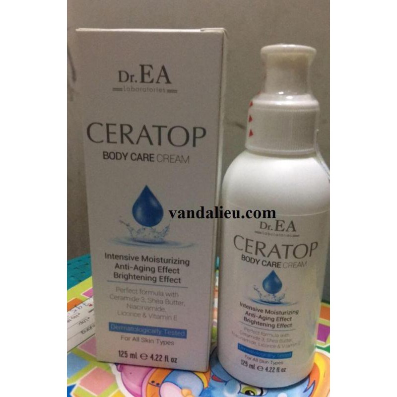 DR.EA CERATOP BODY CARE CREAM 125ML, HỖ TRỢ ĐT BỆNH CHÀM, VẨY NẾN, ECZEMA...HỖ TRỢ LÀM SÁNG DA HIỆU QUẢ.