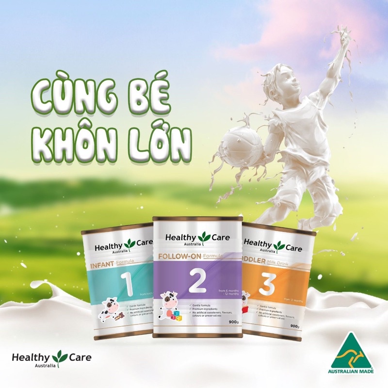 Sữa Healthy care 900g