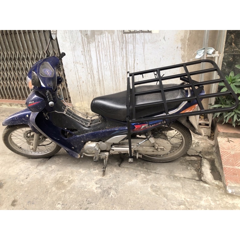 Giá chở hàng, baga xe máy đa năng không mở cốp, tháo lắp dễ dàng