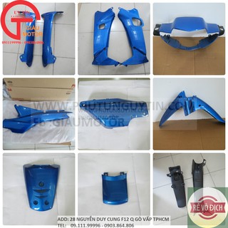 [PHỤ TÙNG] [GIA SỐC] BỘ ÁO WAVE XANH YA KHÔNG TEM XE WAVE ALPHA CHÍNH HÃNG HONDA - GIÀU MOTO